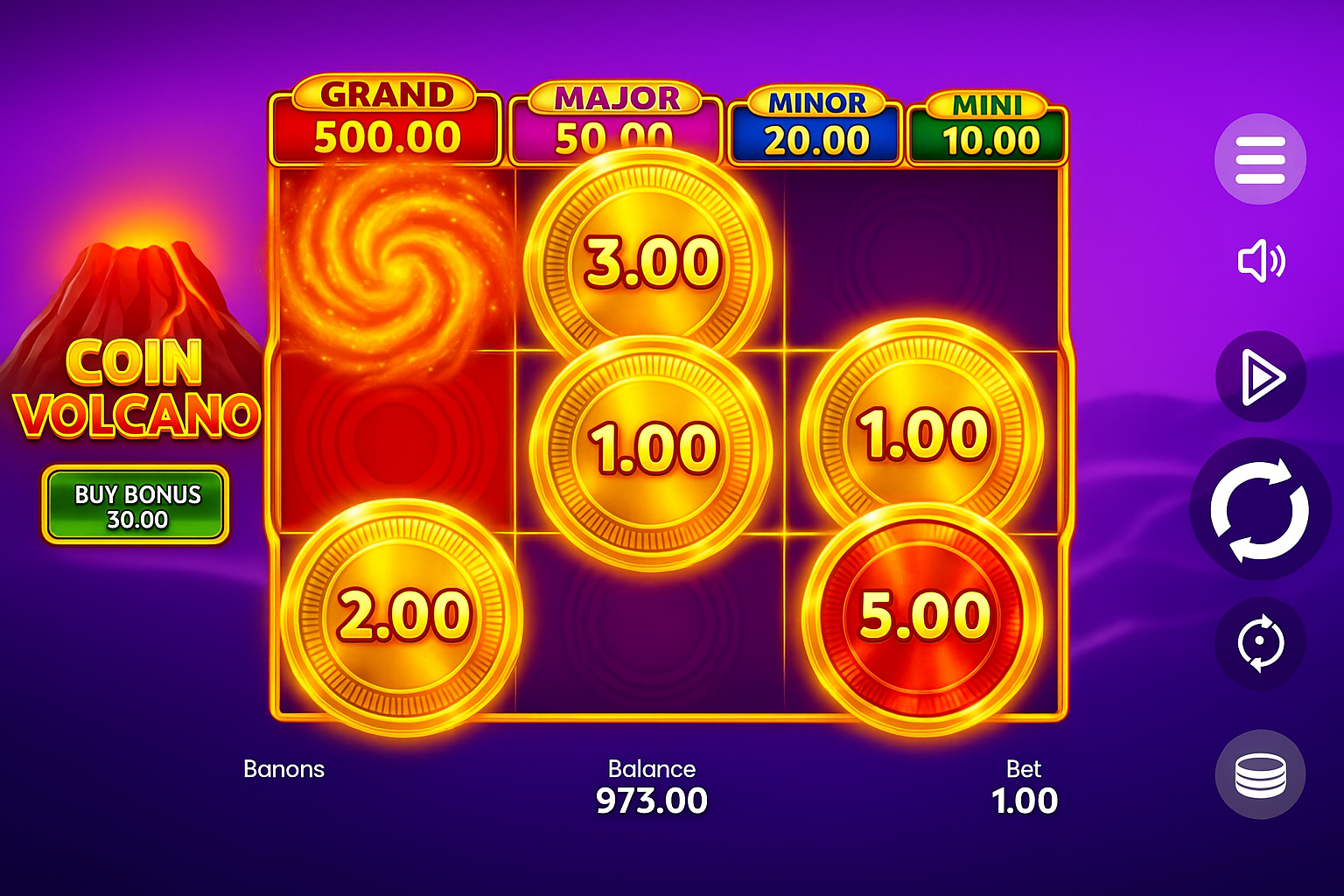 Coin Volcano